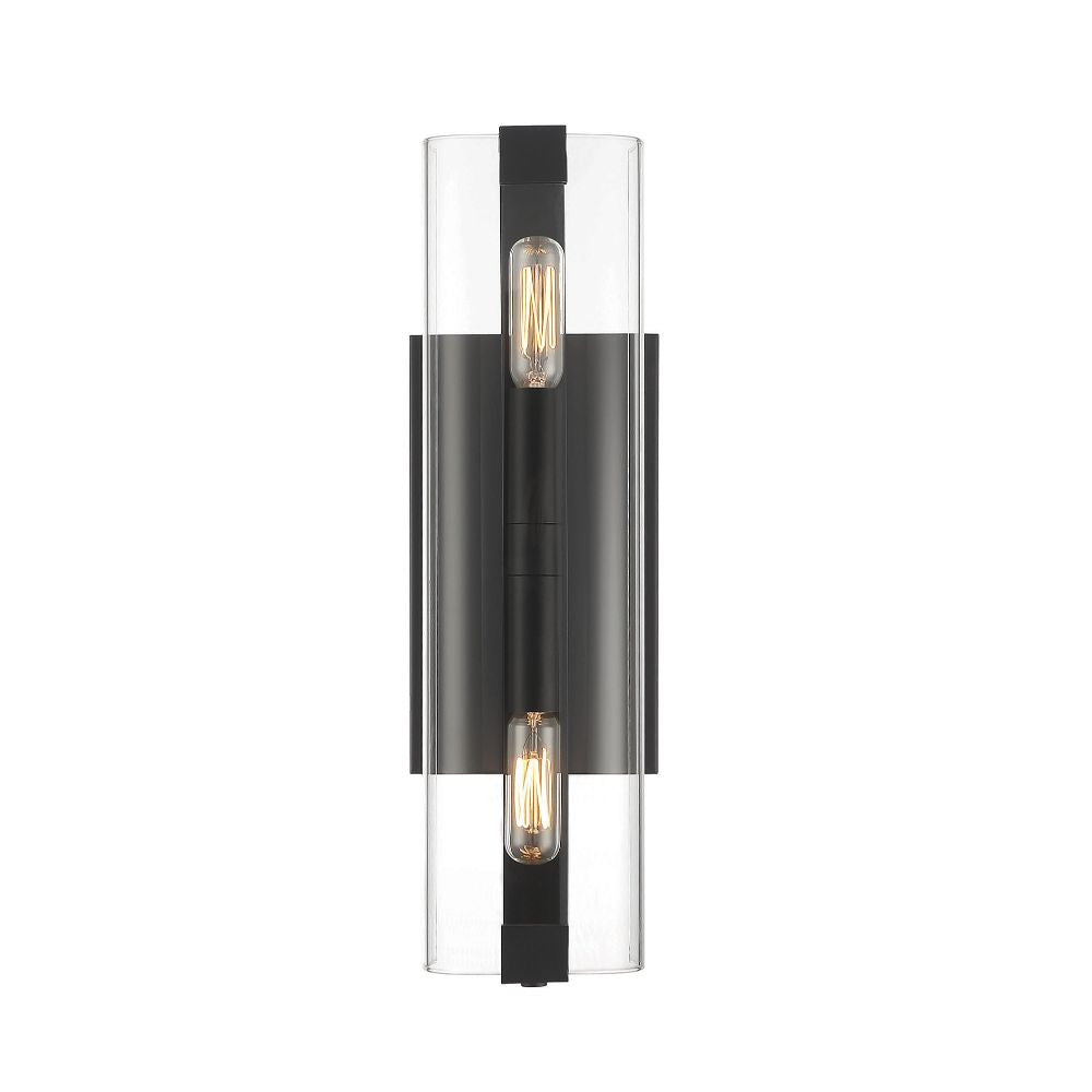 Savoy House Winfield 2-Light Wall Sconce in Matte Black 9-9771-2-89