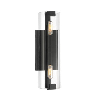 Savoy House Winfield 2-Light Wall Sconce in Matte Black 9-9771-2-89