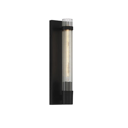 Savoy House Willmar 1-Light Wall Sconce in Matte Black 9-996-1-89