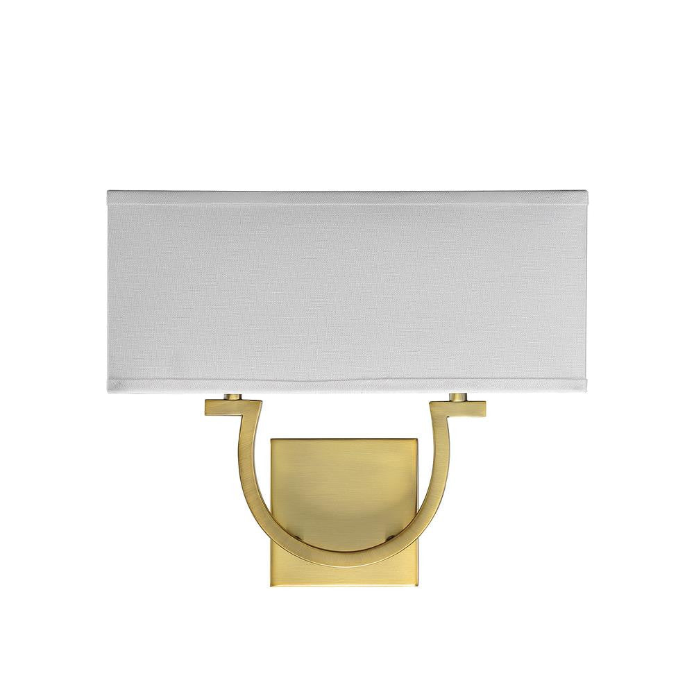 Savoy House Rhodes 2-Light Wall Sconce in Warm Brass 9-998-2-322