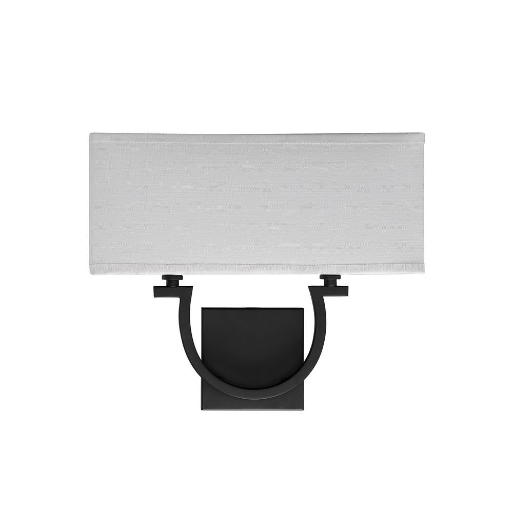 Savoy House Rhodes 2-Light Wall Sconce in Matte Black 9-998-2-89