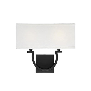 Savoy House Rhodes 2-Light Wall Sconce in Matte Black 9-998-2-89