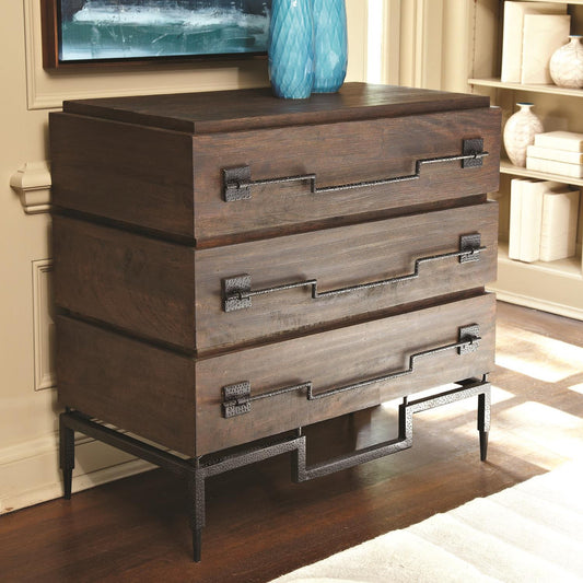 Global Views Scratch Three Drawer Wide Chest 9.91024