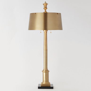 Global Views Library Lamp Antique Brass 9.92228