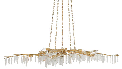 Currey & Co. Forest Light Gold Chandelier 9000-0040