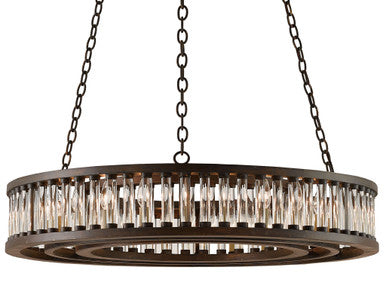 Currey & Co. Elixir Bronze Chandelier 9000-0045