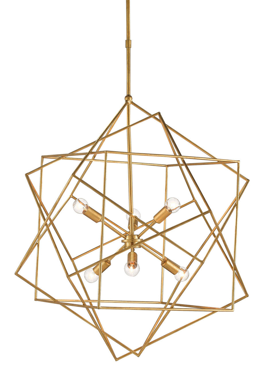 Currey & Co. Aerial Gold Chandelier 9000-0069