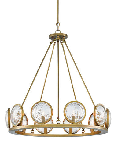 Currey & Co. MarjieScope Brass Chandelier 9000-0119