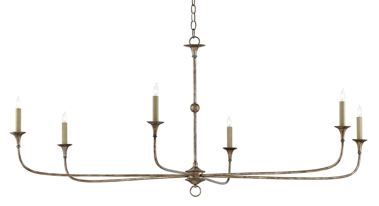 Currey & Co. Nottaway Bronze Large Chandelier 9000-0135