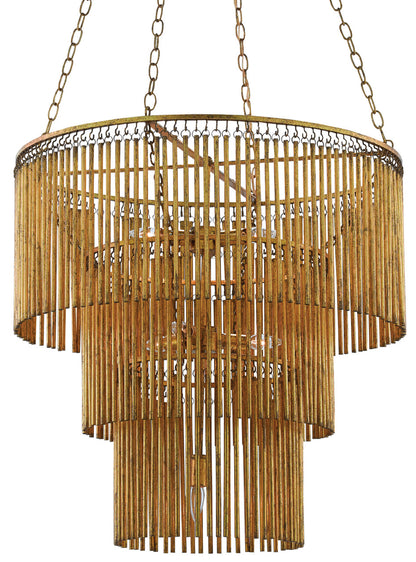 Currey & Co. Mantra Gold Chandelier 9000-0247