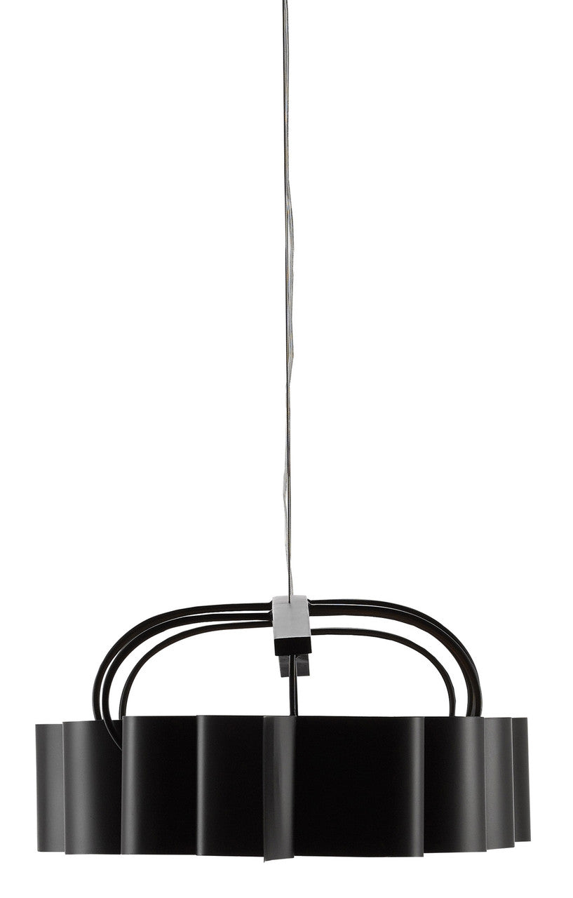 Currey & Co. Marchfield Black Rectangular Chandelier 9000-0262