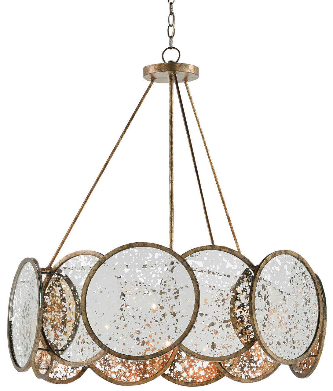 Currey & Co. Oliveri Bronze Chandelier 9000-0277