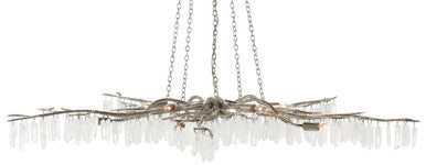 Currey & Co. Forest Light Silver Chandelier 9000-0368