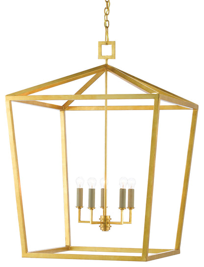 Currey & Co. Denison Gold Grande Lantern 9000-0404