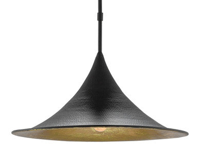 Currey & Co. Aberfoyle Black Pendant 9000-0410