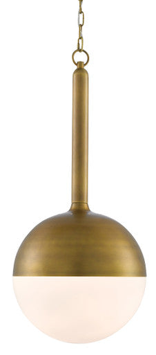 Currey & Co. Moonward Brass Pendant 9000-0419