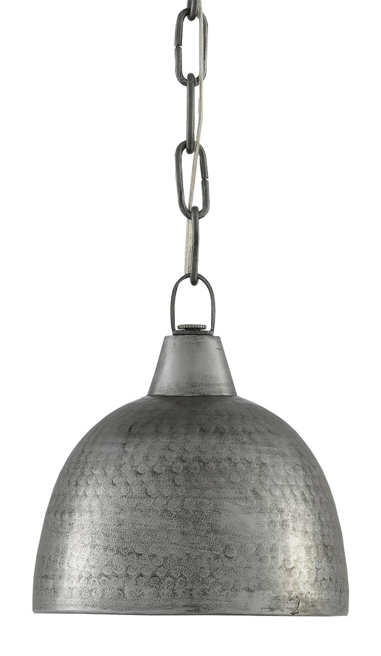 Currey & Co. Earthshine Small Steel Pendant 9000-0426