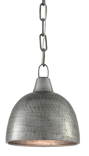 Currey & Co. Earthshine Small Steel Pendant 9000-0426