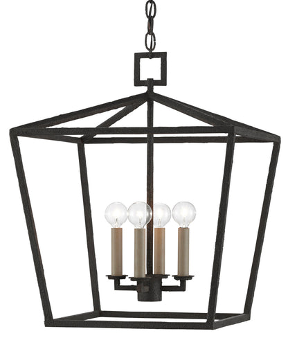 Currey & Co. Denison Black Medium Lantern 9000-0455