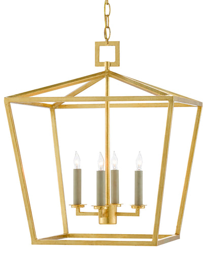 Currey & Co. Denison Gold Medium Lantern 9000-0457