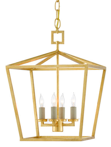 Currey & Co. Denison Small Gold Lantern 9000-0458