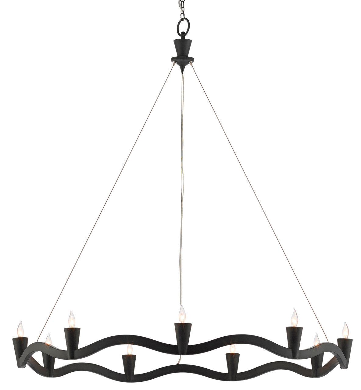 Currey & Co. Serpentina Chandelier 9000-0461