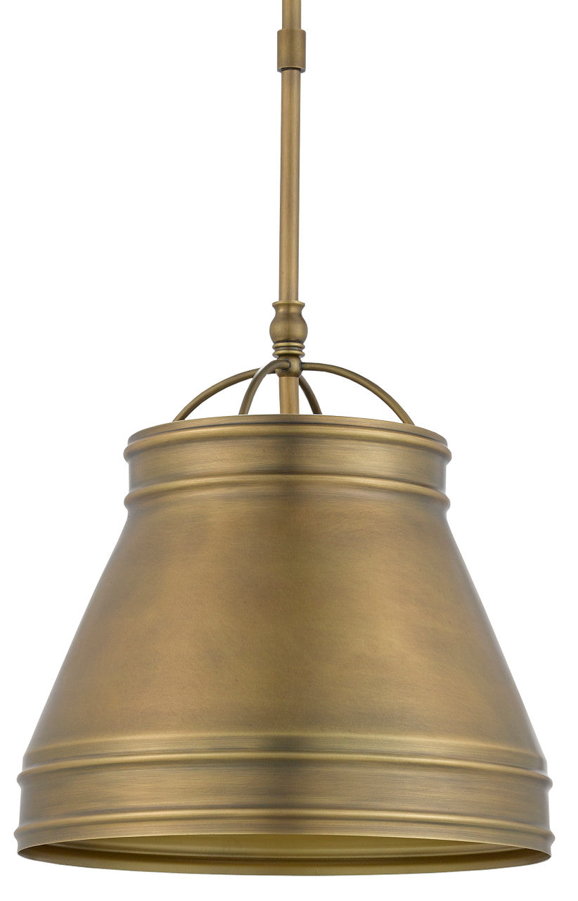 Currey & Co. Lumley Brass Pendant 9000-0488