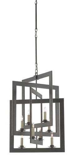 Currey & Co. Middleton Small Bronze Chandelier 9000-0524