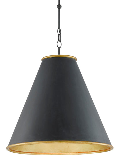 Currey & Co. Pierrepont Black Large Pendant 9000-0535