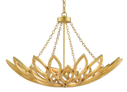 Currey & Co. Allemande Gold Chandelier 9000-0565