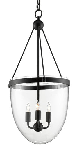 Currey & Co. Ovolo Black Lantern 9000-0580