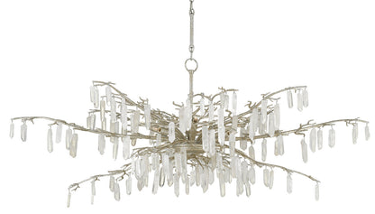 Currey & Co. Forest Dawn Silver Chandelier 9000-0608