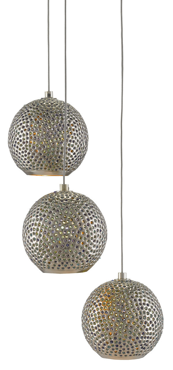 Currey & Co. Giro 3-Light Multi-Drop Pendant 9000-0682