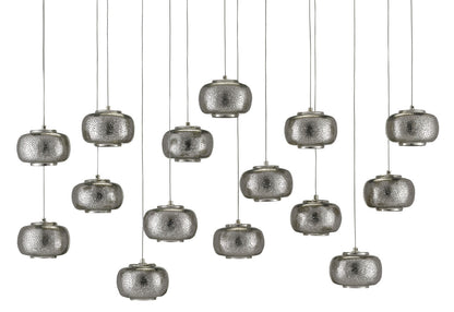 Currey & Co. Pepper 15-Light Linear Multi-Drop Pendant 9000-0692