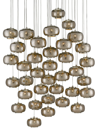 Currey & Co. Pepper 36-Light Multi-Drop Pendant 9000-0694