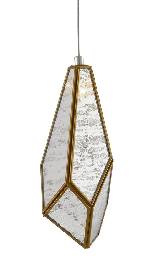 Currey & Co. Glace 1-Light Multi-Drop Pendant 9000-0702