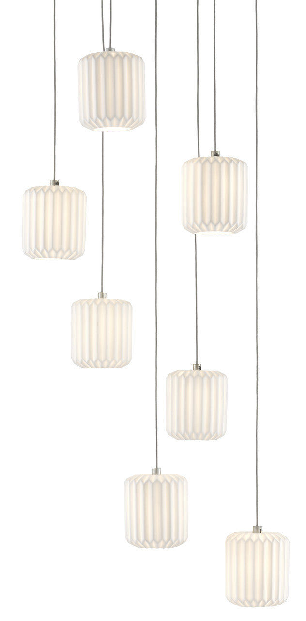 Currey & Co. Dove 7-Light Multi-Drop Pendant 9000-0711