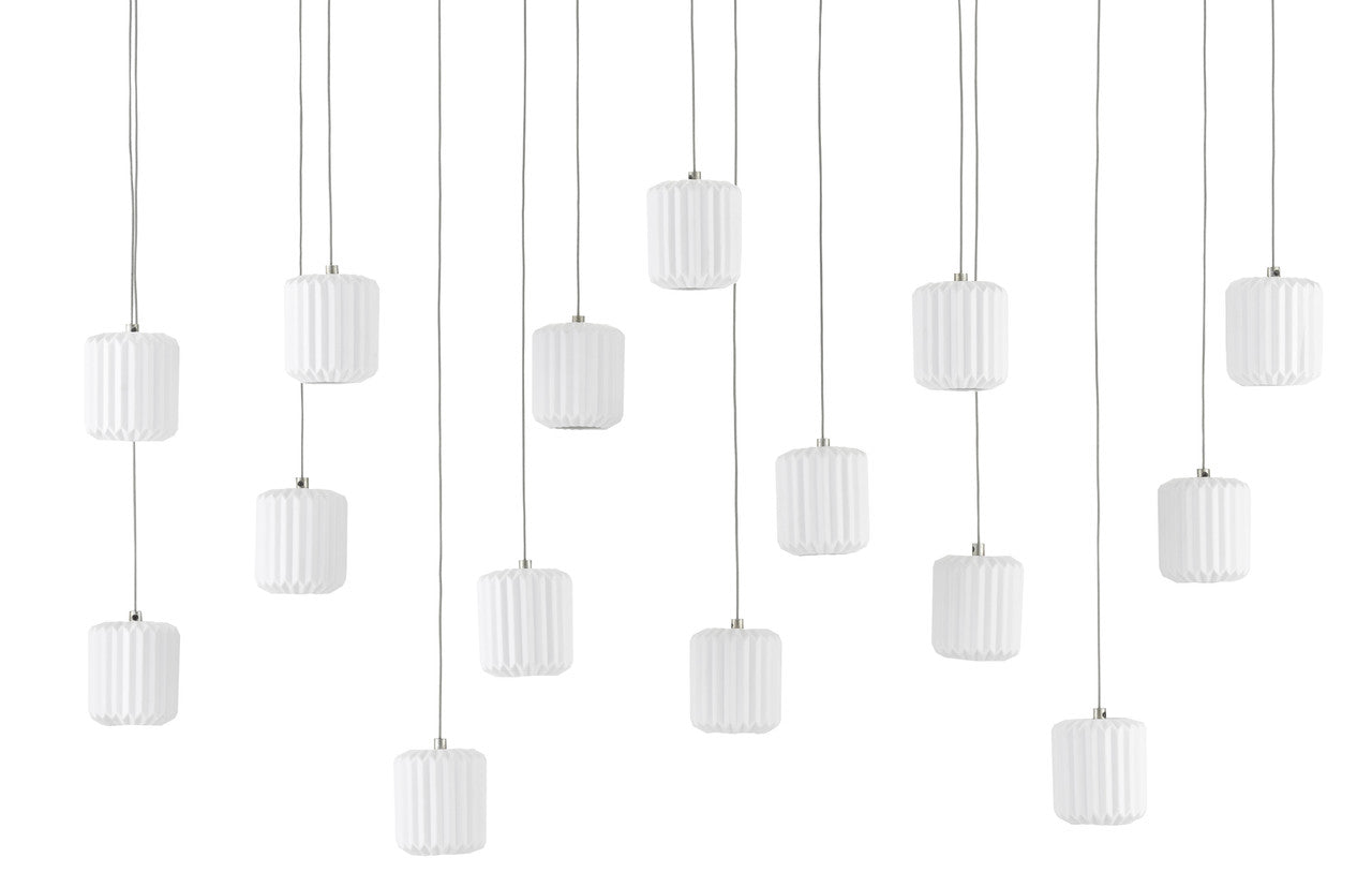 Currey & Co. Dove 15-Light Linear Multi-Drop Pendant 9000-0713