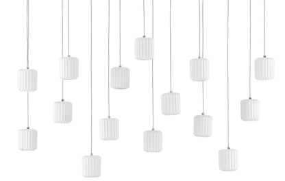 Currey & Co. Dove 15-Light Linear Multi-Drop Pendant 9000-0713