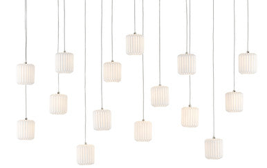 Currey & Co. Dove 15-Light Linear Multi-Drop Pendant 9000-0713