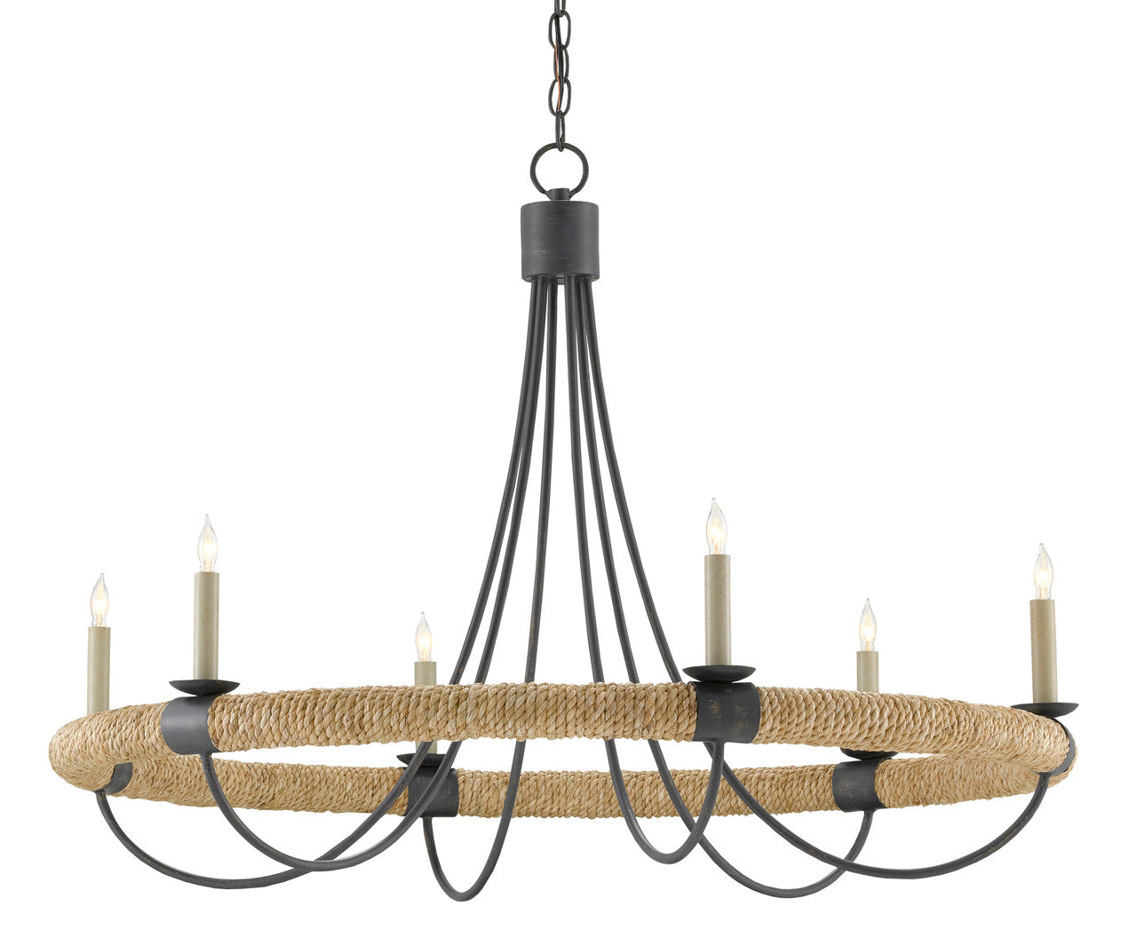 Currey & Co. Shipwright Chandelier 9000-0754