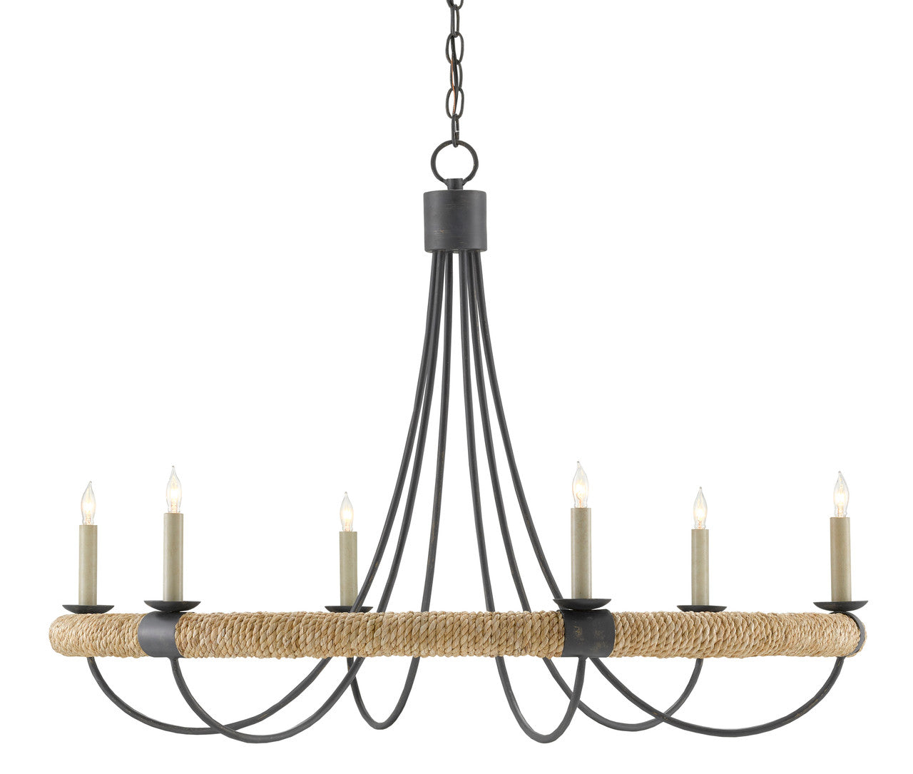 Currey & Co. Shipwright Chandelier 9000-0754