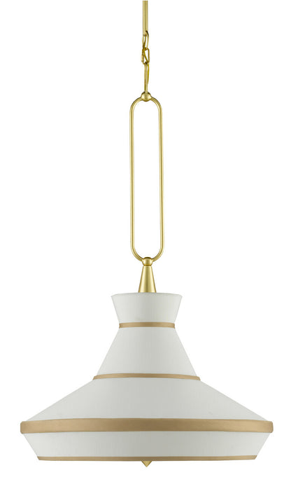 Currey & Co. Perth Gold & White Pendant 9000-0770