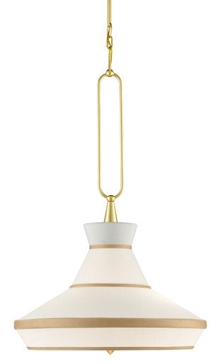 Currey & Co. Perth Gold & White Pendant 9000-0770