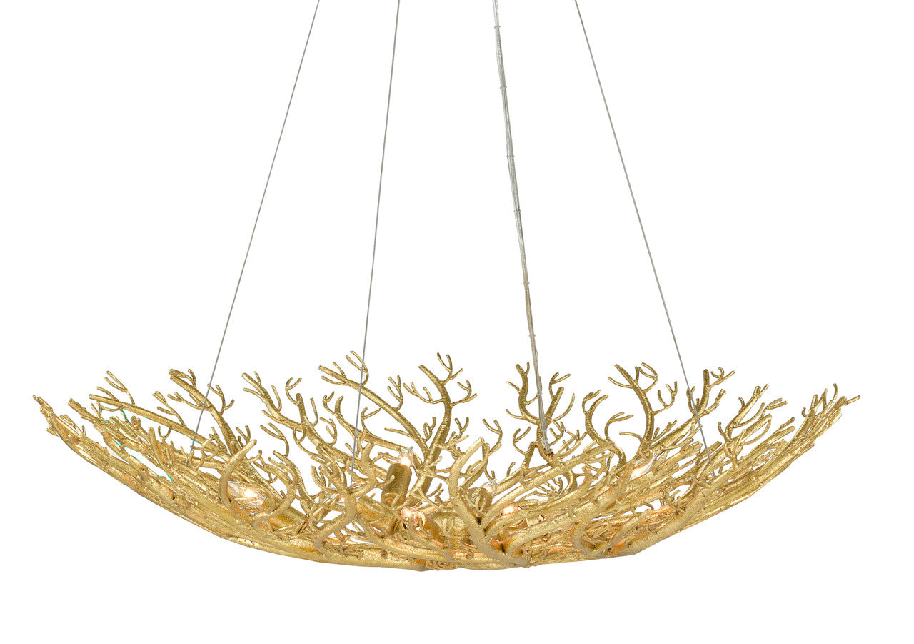 Currey & Co. Sea Fan Bowl Chandelier 9000-0780