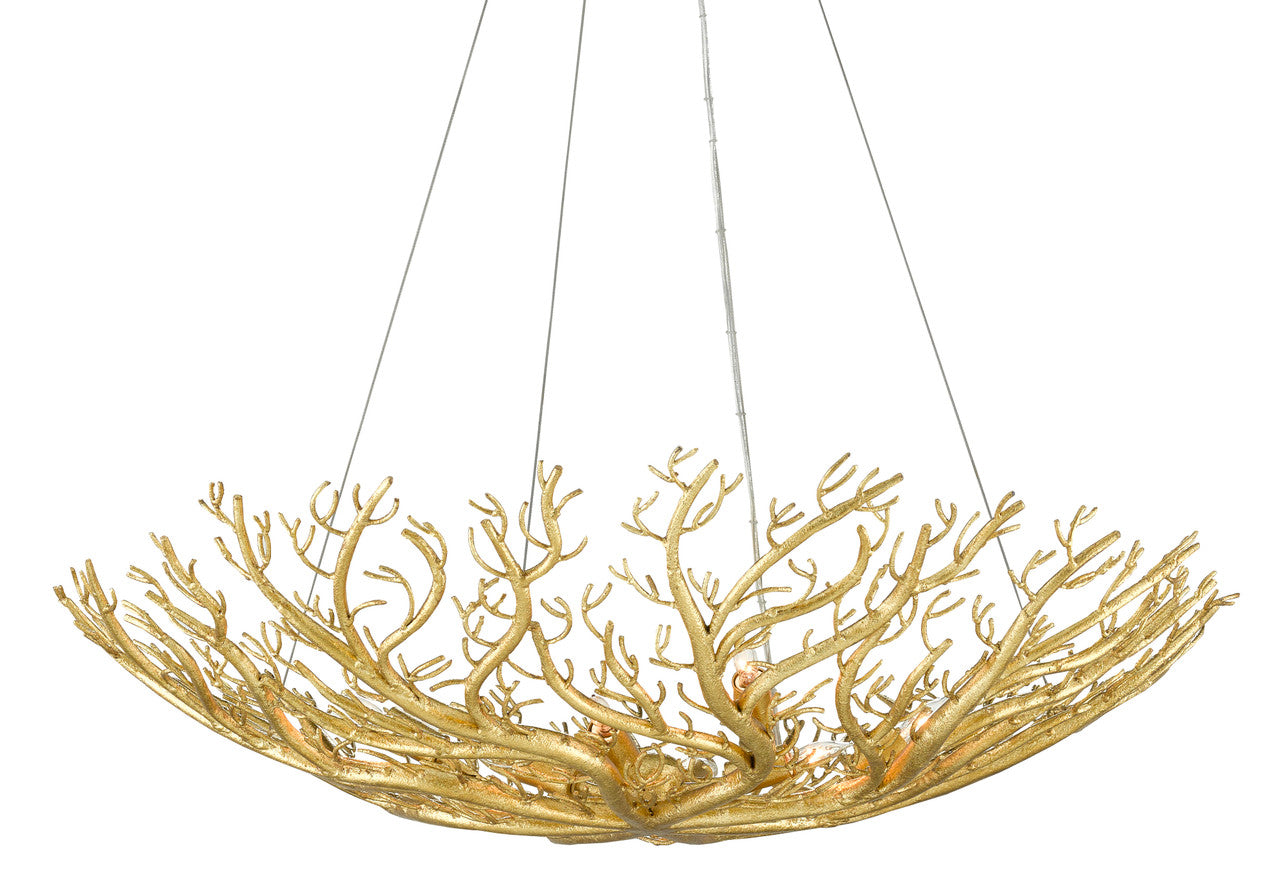 Currey & Co. Sea Fan Bowl Chandelier 9000-0780