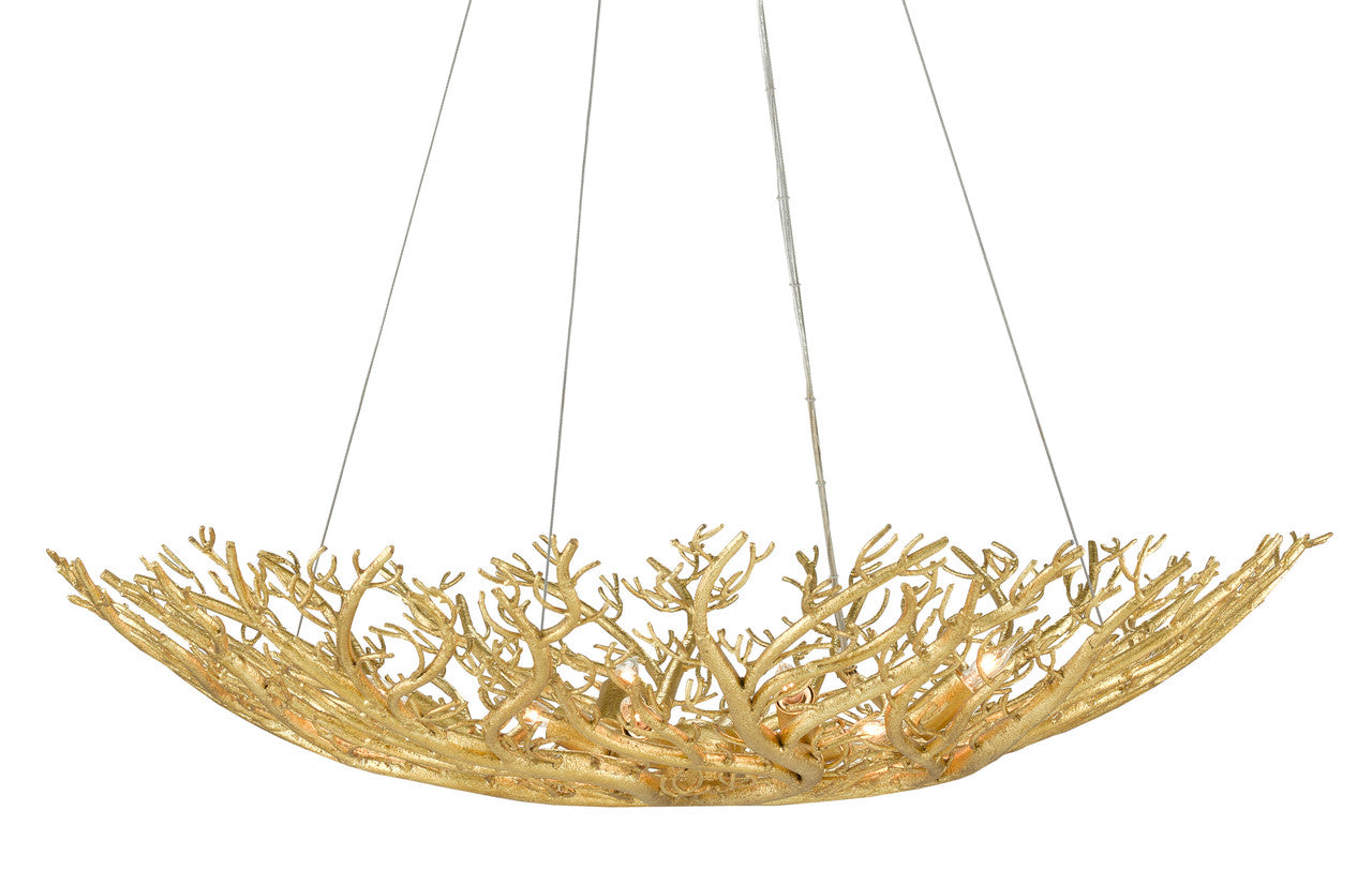 Currey & Co. Sea Fan Bowl Chandelier 9000-0780