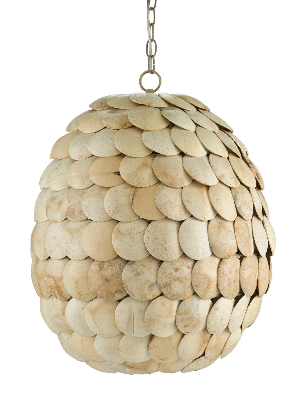 Currey & Co. Buko Coco Cream Pendant 9000-0784