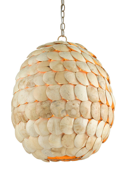 Currey & Co. Buko Coco Cream Pendant 9000-0784