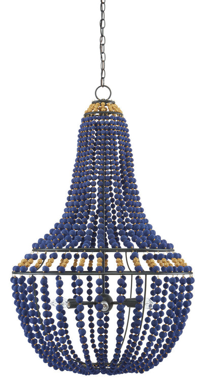 Currey & Co. Penelope Blue Chandelier 9000-0812